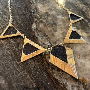 Black and Gold Necklace